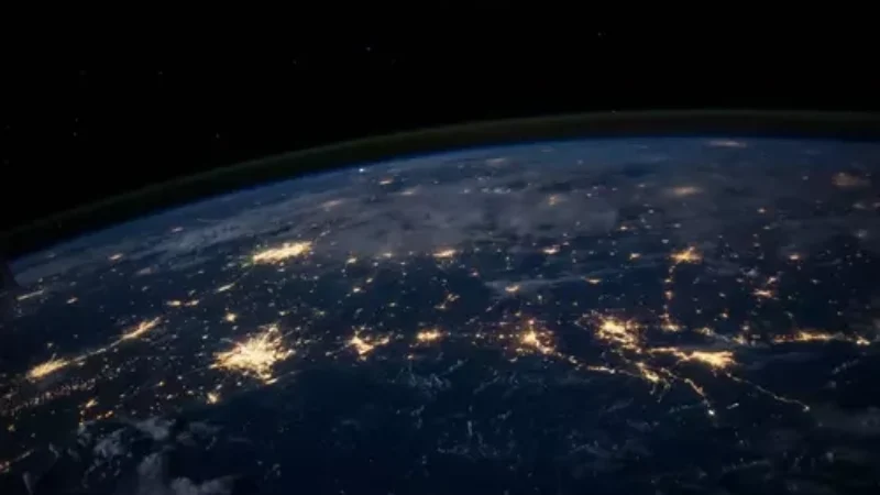 Earths-city-lights from-space