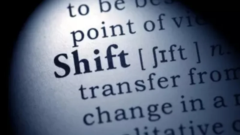 Shift-text-on-paper