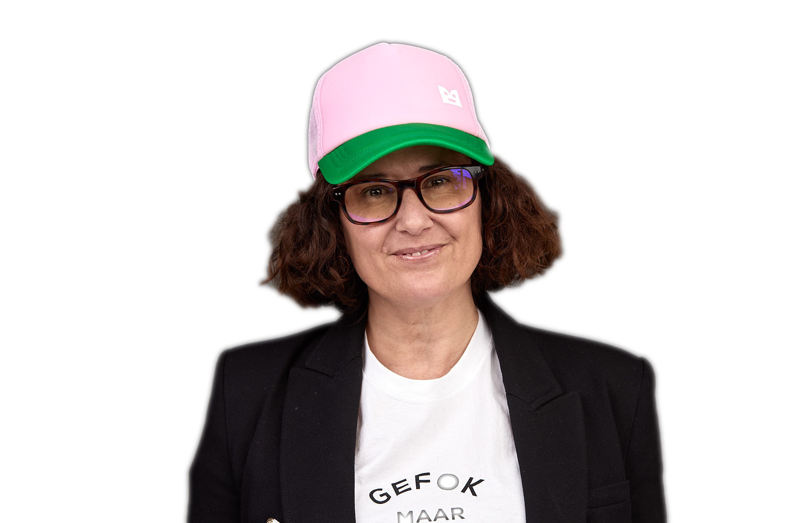 Adbot wearing a cap