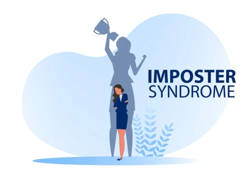 Woman with imposter syndrome