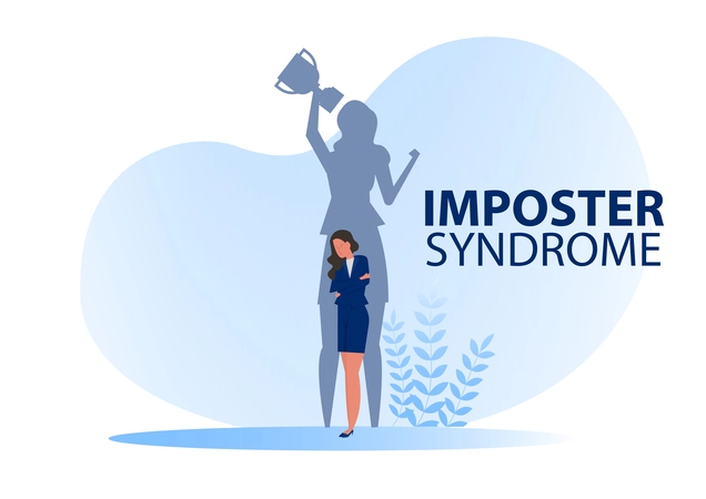 Woman with imposter syndrome